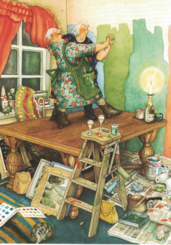Inge Löök Nr. 64 "Frauen tanzen" Größe: 10,5x15 cm