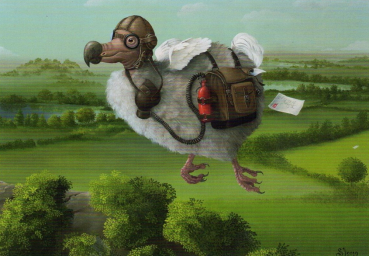 Inkognito Suzan Visser „Air mail“ - Postkarte, Größe: 10,5x14,8cm