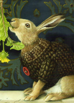 Inkognito Suzan Visser „Hasenfutter“ - Postkarte, Größe: 10,5x14,8cm