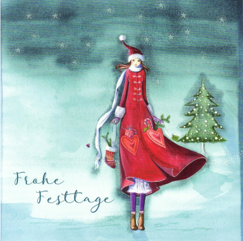 Kristiana Heinemann "Frohe Festtage" Größe: 14x14 cm