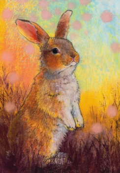 Loes Botman "Hallo Freund!" Postkarte, Größe: 10,5x15 cm