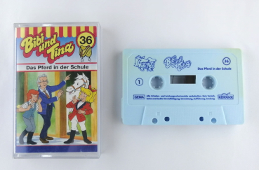 "Bibi und Tina "Das Pferd in der Schule" Nr. 36, MC Hörspielkassette von 2001 - GEBRAUCHT