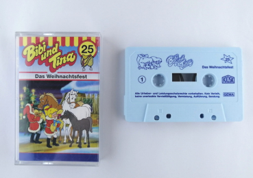 "Bibi und Tina" Das Weihnachtsfest Nr. 25, MC Hörspielkassette von 1995 - GEBRAUCHT