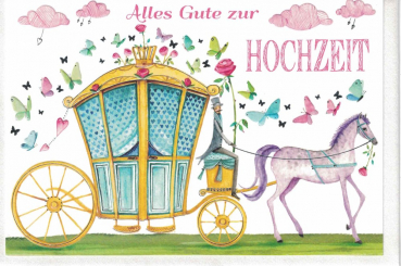 Mila Marquis „Zur Hochzeit“: Doppelkarte 12x17,2cm
