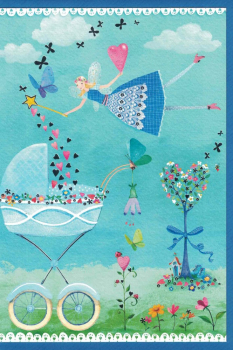 Mila Marquis „Zur Geburt“: Doppelkarte 12x17,2cm