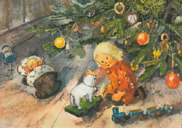 Mili Weber "Christkind" Postkarte, Größe: 10,5x15 cm