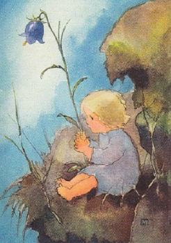 Mili Weber "Mein Glöckchen" Postkarte, Größe: 10,5x15 cm