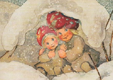 Mili Weber "Versteckt" Postkarte, Größe: 10,5x15 cm