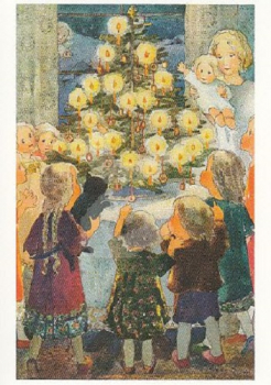 Mili Weber "Frohes Weihnachtsfest" Postkarte, Größe: 10,5x15 cm