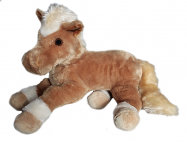 „Pferd“ liegend, braun: Plüschtier, Größe: 50cm