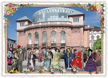 Edition Tausendschön "Staatstheater Mainz" PK1040 Postkarte Größe: 10,5x15 cm