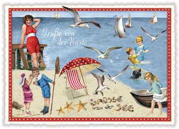 Edition Tausendschön  "Am Meer - Grüsse von der Küste",  PK25 Größe: 10,5x15 cm