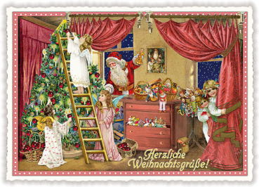 Edition Tausendschön "Herzliche Weihnachtsgrüße",  PK298 Größe: 10,5x15 cm