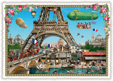 Edition Tausendschön "Paris, Eiffelturm", PK594 Größe: 10,5x15 cm