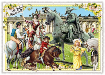 PK 146 300 Jahre Friedrich ll Tausendschön Postkarte