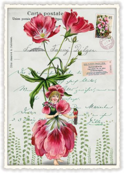 Edition Tausendschön "Blumenmädchen, Carte postale" PK678 Größe: 10,5x15 cm