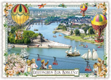 Edition Tausendschön "Deutsches Eck Koblenz" PK648 Größe: 10,5x15 cm
