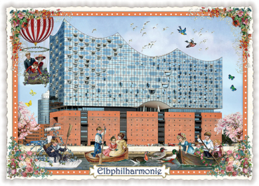 Edition Tausendschön "Elbphilharmonie", Hamburg PK552 Größe: 10,5x15 cm