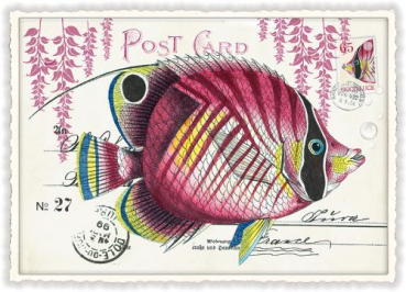 Edition Tausendschön "Fisch" PK662 Größe: 10,5x15 cm