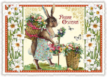 Edition Tausendschön "Frohe Ostern, Osterhase" PK493 Größe: 10,5x15 cm