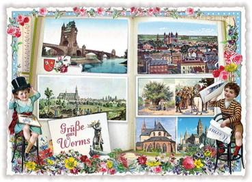 Edition Tausendschön "Grüße aus Worms" PK91 Größe: 10,5x15 cm