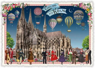 Edition Tausendschön "Köln, Dom" PK721 Größe: 10,5x15 cm
