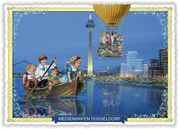 Edition Tausendschön "Medienhafen Düsseldorf" PK350 Größe: 10,5x15 cm