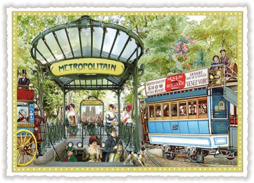 Edition Tausendschön "Paris, Metropolitain" PK75 Größe: 10,5x15 cm