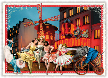 Edition Tausendschön "Paris",  Moulin Rouge PK598 Größe: 10,5x15 cm