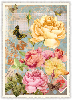Edition Tausendschön "Rosen", Blumen PK413 Größe: 10,5x15 cm