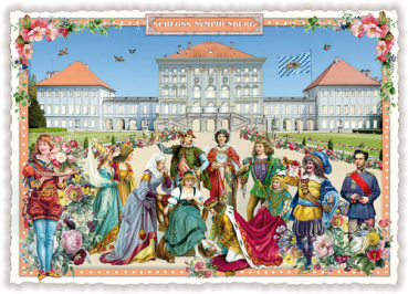 Edition Tausendschön "Schloss Nymphenburg  1" PK364 Größe: 10,5x15 cm