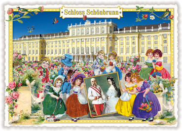 Edition Tausendschön "Wien, Schloß Schönbrunn" PK168 Größe: 10,5x15 cm