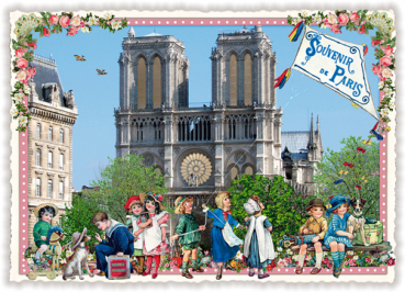 Edition Tausendschön "Paris", Notre Dame PK597 Größe: 10,5x15 cm