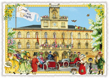 Edition Tausendschön "Weimar", Rathaus PK130 Größe: 10,5x15 cm