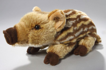 Loyal Plush „Wildschwein liegend“: Plüschtier für Kinder ab drei Jahren, Größe: 22cm