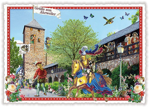 Edition Tausendschön Gruss aus Wien PK123 Postkarte Grußkarte Postcrossing Pferd