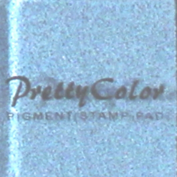 Pretty Color Pigment Stempelkissen „hellblau“ in Kunsstoffbox 3,3 x 3,3 cm