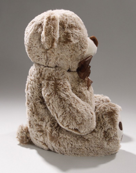 Loyal Plush „Teddybär mit Schleife“: Plüschtier für Kinder ab drei Jahren, Größe: 25cm