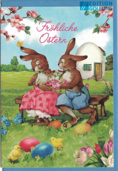 Fröhliche Ostern Carola Pabst Doppelkarte