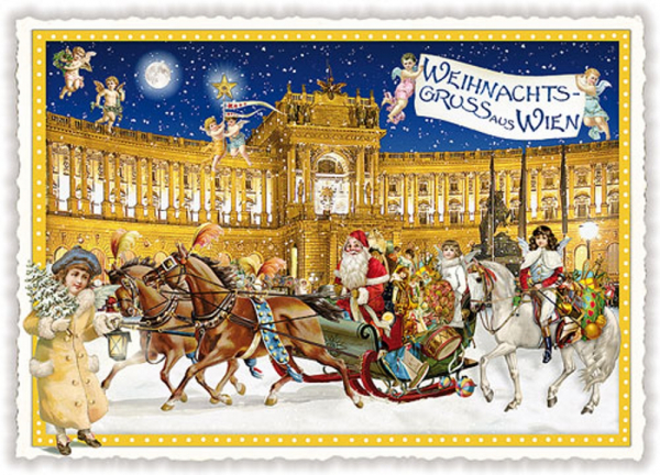 Weihnachtskarte PK164 Hofburg, Wien