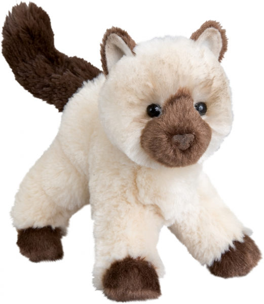 Cuddle Toys Perserkatze „Hilda“ stehend: Plüschtier Katze braun-beige, Größe: 20cm