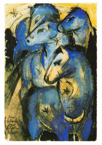 Franz Marc "Der Turm der blauen Pferde"