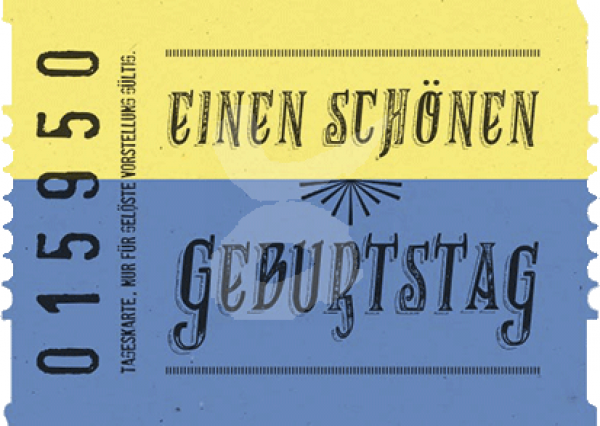 Wertmarke Einen schönen Geburtstag