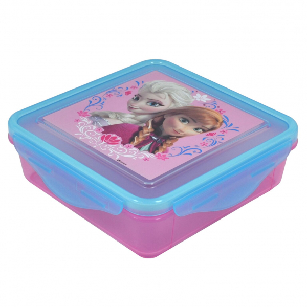 Zak!, Disney "Frozen" Frischhaltebox, Brotbox: Elsa & Anna 15x15x5cm