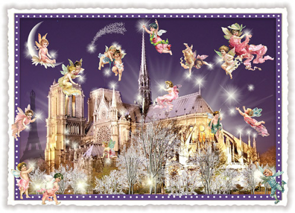 Tausendschön Paris Notre Dame Postkarte