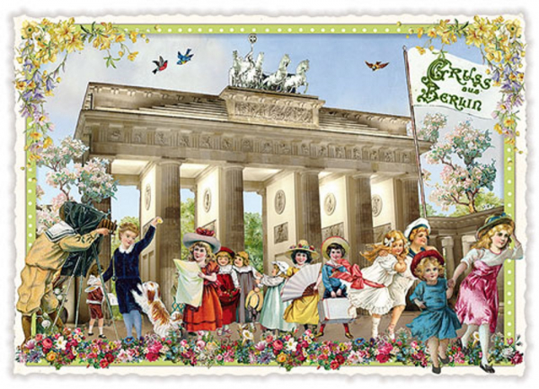 PK814 Berlin, Brandenburger Tor 3D-Städte-Postkarten Edition Tausendschön
