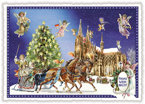 *EDITION TAUSENDSCHÖN*Weihnachten*Postkarte*Städte*Köln*A6*